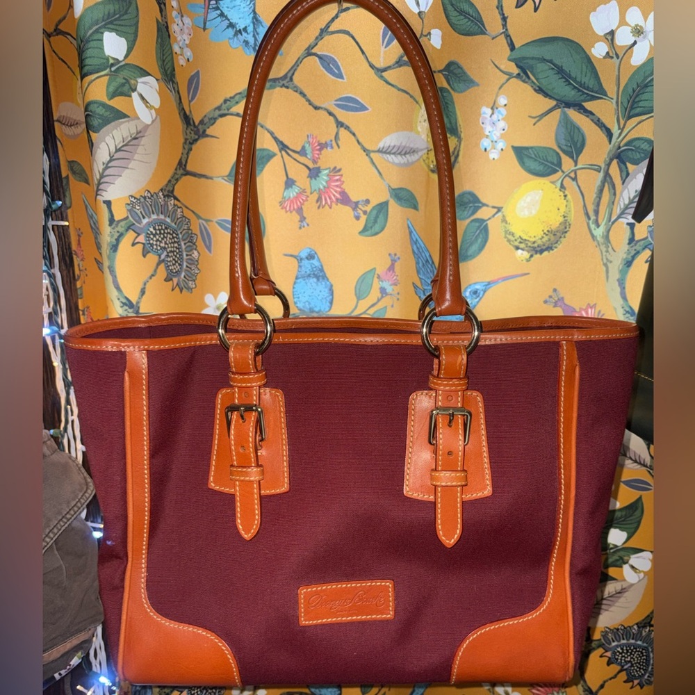 Dooney & Bourke Burgundy Wine Cabriolet Tote